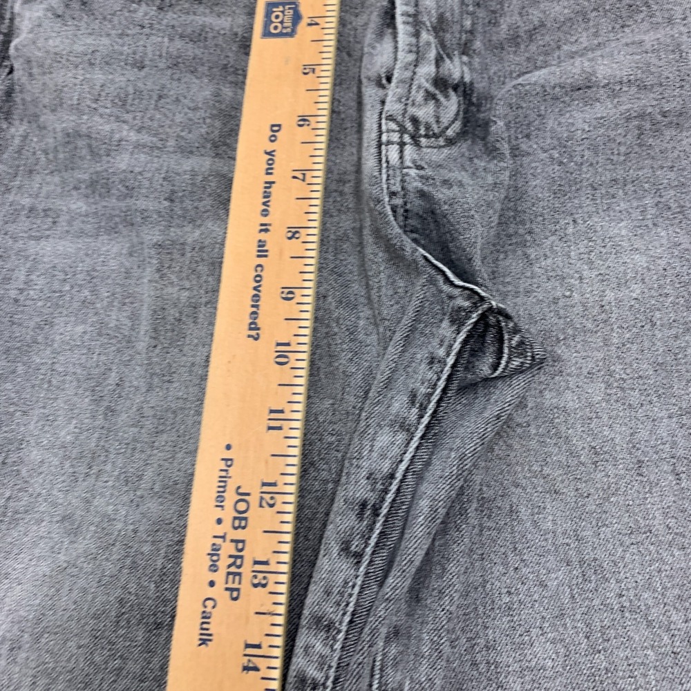 Dear John Jeans Women 30 Gray Pants Jodi  Hi Rise Crop Straight Denim Fits 30x26 - Picture 8 of 13